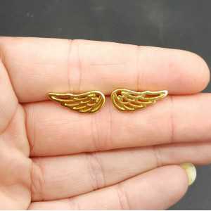 Oorknoppen Flügel in Silber, gold oder rose gold