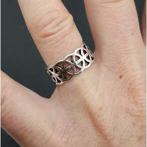 Silver celtic ring adjustable