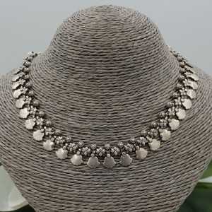 Silber boho-Stil choker Halskette