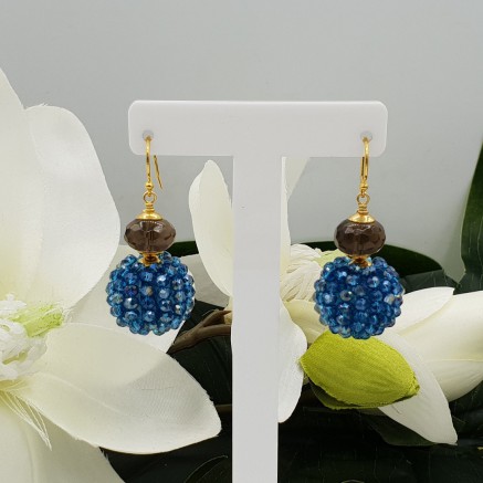 Petrol on sale blue earrings