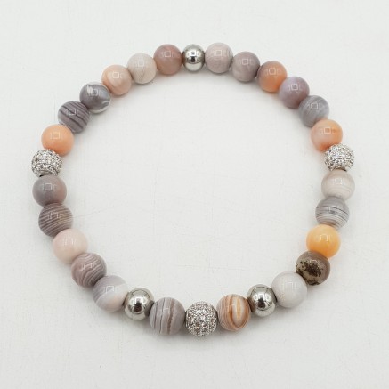 Bracelet made of Botswana Agate