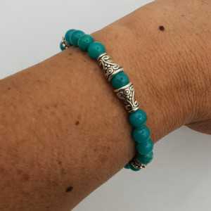 Armband van zee groene Jade