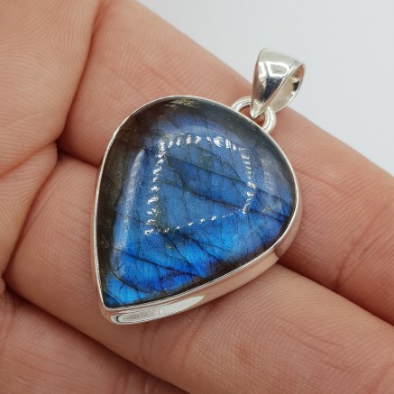 925 Sterling Silver Pendant Labradorite