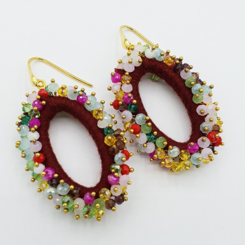 Gold Glassberry Earrings...