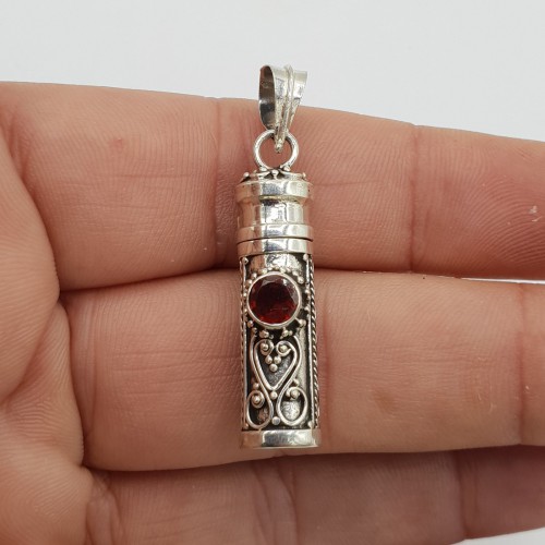 Silver perfume pendant /...