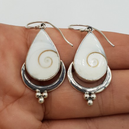 925 Sterling silver earrings Shiva Schelp