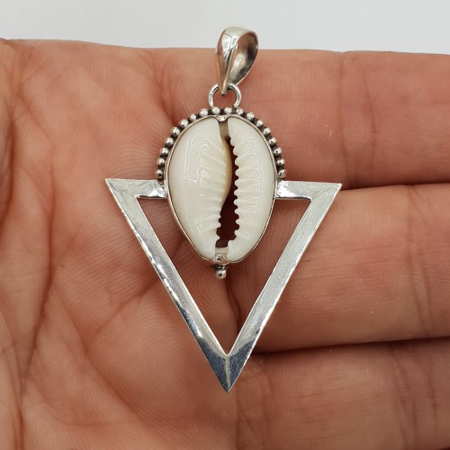 Silver pendant Cowrie Schelp