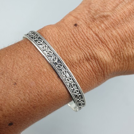 925 Sterling Zilveren Bangle bracelet