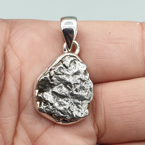 925 Sterling Silber Anhänger Meteorit Campo del Cielo