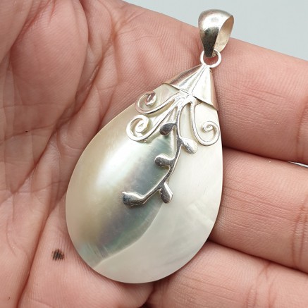 925 Sterling Silver Pendant Nautilus Schelp