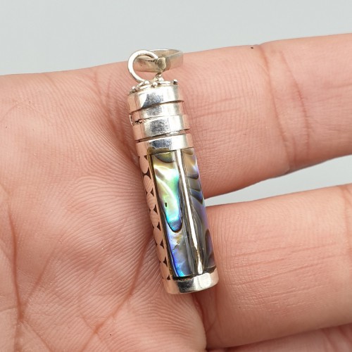 Silver perfume pendant /...