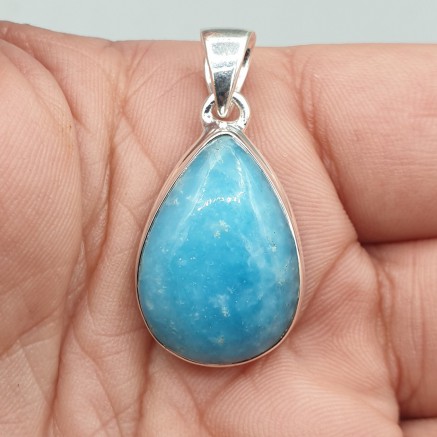 925 Sterling Silber Anhänger Drop -Shaped Smithsonite