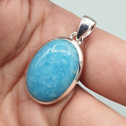 925 Sterling Silver Pendant Smithsonite