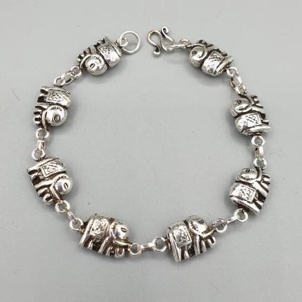 925 Elefant des Sterlingsilberarmbandes