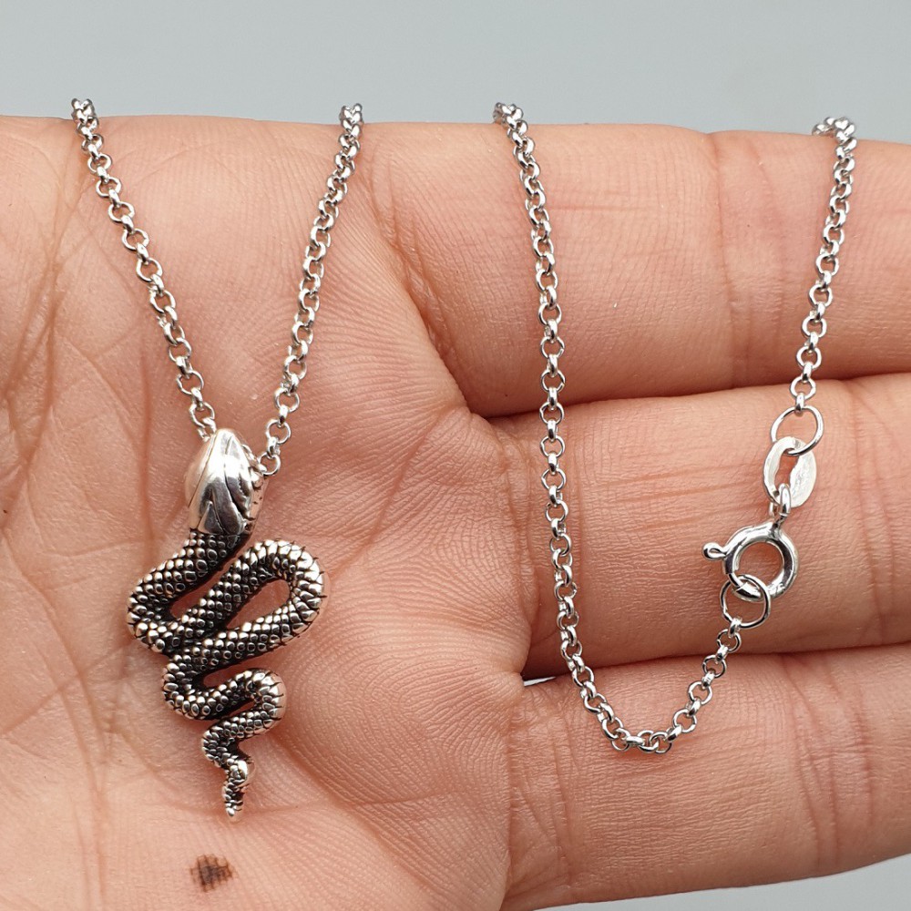 925 Sterling silver necklace with hose pendant