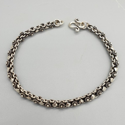 925 Sterling silver edited bracelet