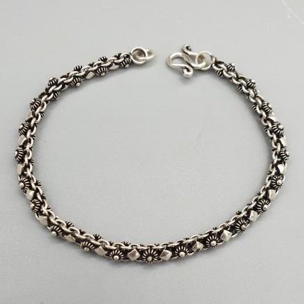 925 Sterling Silber Bearbeitete Armband