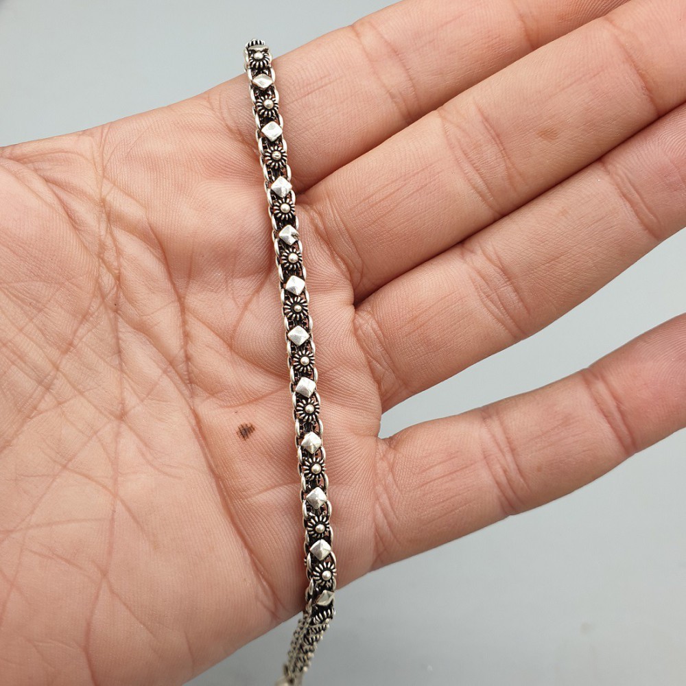 925 Sterling silver edited bracelet